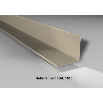 Innenecke | Stahl 0,5 mm | Beschichtung 25 µm | 115 x 115 x 2000 mm | RAL 1015 Hellelfenbein