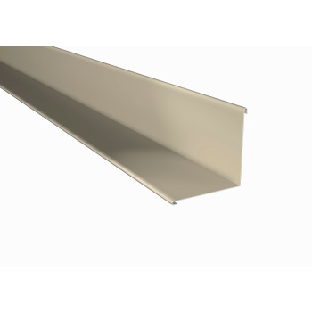 Innenecke | Stahl 0,5 mm | Beschichtung 25 µm | 115 x 115 x 2000 mm | RAL 9002 Grauweiß