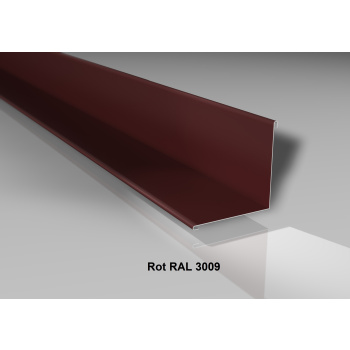 Innenecke | Stahl 0,5 mm | Beschichtung 80 µm | 115 x 115 x 2000 mm | RAL 3009 Oxidrot