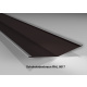 Kehlblech | Stahl 0,5 mm | Beschichtung 60 µm | 490 x 490 x 2000 mm | RAL 8017 Schokoladenbraun