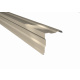 Ortgangwinkel | Stahl 0,5 mm | Beschichtung 25 µm | 150 x 150 mm gesickt | RAL 9005 Schwarz