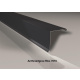Alu-Ortgangwinkel | Aluminium 0,7 mm | Beschichtung 25 µm | 150 x 150 mm glatt | RAL 7016 Anthrazitgrau