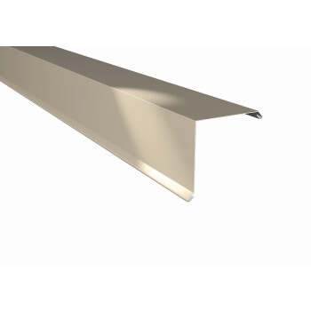 Alu-Ortgangwinkel | Aluminium 0,7 mm | Beschichtung 25 µm | 200 x 200 mm glatt | RAL 9007 Graualuminium