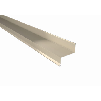 Sohlbank | Stahl 0,5 mm | Beschichtung 25 µm | 50 x 115 x 40 x 2000 mm | RAL 1015 Hellelfenbein