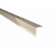 Traufblech | Stahl 0,5 mm | Beschichtung 25 µm | 100° | 50 x 50 mm | RAL 9005 Schwarz