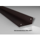 Wandanschluss | Stahl 0,5 mm | Beschichtung 60 µm | 100° | 160 x 115 mm | RAL 8017 Schokoladenbraun