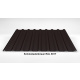 Trapezblech Dach 20/138 | Profilblech | Stahl | Beschichtung 60 µm | Stärke 0,5 mm | RAL 8017 Schokoladenbraun mit 2400 g/m² Antikondensvlies (Soundcontrol)