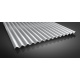 Wellblech Wand 76/18 | Profilblech | Stahl | Beschichtung 25 µm | 0,63 mm | RAL 9010 Reinweiß