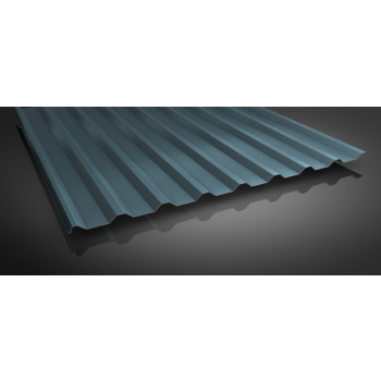 Alu-Trapezblech Dach 20/138 | Profilblech | Aluminium | Beschichtung 25 µm | Stärke 0,7 mm | RAL 6005 Moosgrün mit 1000 g/m² Antikondensvlies