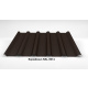 Sonderposten Trapezblech Dach 35/207 | Profilblech | Stahl | Beschichtung 25 µm | Stärke 0,4 mm | RAL 8014 Sepiabraun mit 1000 g/m² Antikondensvlies