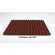 Sonderposten Wellblech Wand 76/18 | Profilblech | Stahl | Beschichtung 25 µm | Stärke 0,4 mm | RAL 8004 Kupferbraun