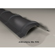 Alu-Firstblech halbrund | Aluminium 0,7 mm | Beschichtung 25 µm | RAL 7016 Anthrazitgrau