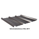 Trapezblech Dach 45/333 | Profilblech | Stahl | Beschichtung 60 µm | Stärke 0,5 mm | RAL 8017 Schokoladenbraun mit 2400 g/m² Antikondensvlies (Soundcontrol)