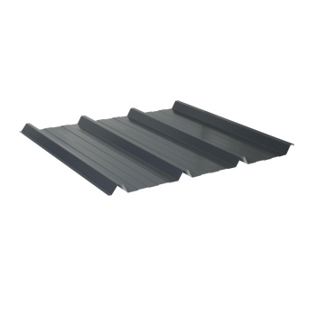 Alu-Trapezblech Dach 45/333 | Profilblech | Aluminium | Beschichtung 25 µm | Stärke 0,7 mm | RAL 9007 Graualuminium mit 1000 g/m² Antikondensvlies