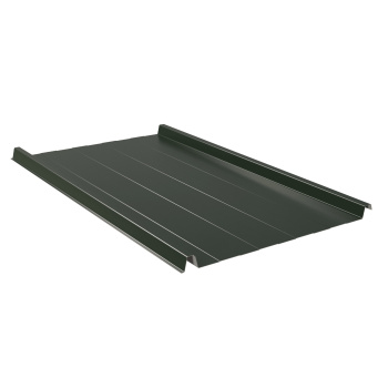 Trapezblech Dach 33/500 | Stehfalzblech | Stahl | Beschichtung 80 µm | Stärke 0,5 mm | mit Prägung | RAL 6020 Chromoxidgrün