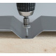 Edelstahlschrauben 4,5x22 mm | für Kantteile & Überlappungen | 14 mm EPDM Dichtung | mit Bohrspitze | RAL 9007 Graualuminium