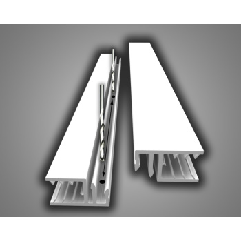 Sparpaket Polycarbonat Stegplatte | 16 mm X-Struktur | Glasklar | inkl. Zevener Sprosse & Zubehör
