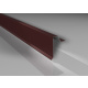 Ortgangwinkel für Profil 33/500 | Stahl 0,5  mm | Beschichtung 60 µm | glatt  0,50 mm RAL 8012 Rotbraun