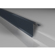 Alu-Ortgangwinkel für Profil 33/500 | Aluminium 0,7 mm | Beschichtung 25 µm | glatt | RAL 7016 Anthrazitgrau