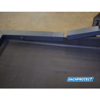 Dachrandprofil 100 cm CUBE | RAL 7016 Anthrazitgrau | Aluminium