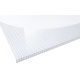 Polycarbonat Stegplatte 5-fach | 16 mm | X-Struktur | Glasklar | Breite 980 mm | Länge 2500 mm