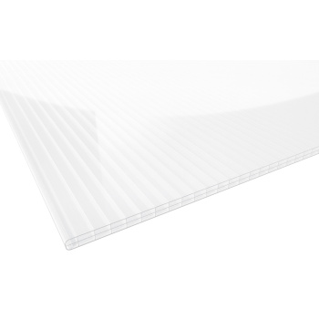 Polycarbonat Stegplatte 3-fach | 16 mm | Opal-Weiß | Breite 980 mm | Länge 3000 mm