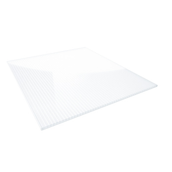 Polycarbonat Stegplatte 3-fach | 16 mm | Opal-Weiß | Breite 980 mm | Länge 3000 mm