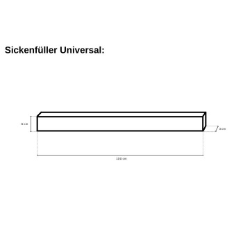 Profilfüller | Universal | 30x60x1000 mm