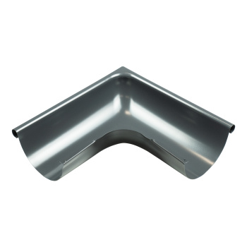 Rinnenaußenwinkel 90° für Plastal Metall Dachrinnen 125 mm Graphit