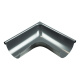 Rinnenaußenwinkel 90° für Plastal Metall Dachrinnen 150 mm Graphit