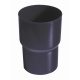 Fallrohrreduktion für Plastmo PVC Dachrinnen 90 mm -> 75 mm Graphit
