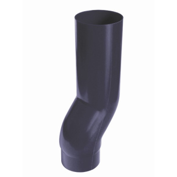 Sockelknie für Plastmo PVC Dachrinnen 90 mm Grau