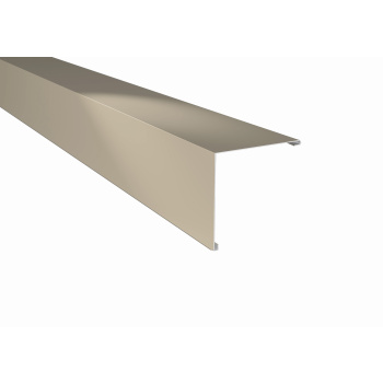 Außenecke | Beschichtung 25 µm | Stahl 0,5 mm | 115 x 115 mm glatt | RAL 9006 Weißaluminium