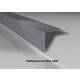 Außenecke | Beschichtung 25 µm | Stahl 0,5 mm | 115 x 115 mm glatt | RAL 9006 Weißaluminium