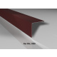 Außenecke | Beschichtung 25 µm | Stahl 0,5 mm | 140 x 140 mm glatt | RAL 3009 Rot