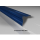 Außenecke | Beschichtung 25 µm | Stahl 0,5 mm | 150 x 150 mm gesickt | RAL 5010 Enzianblau