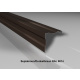 Außenecke | Beschichtung 25 µm | Stahl 0,5 mm | 150 x 150 mm gesickt | RAL 8014 Sepiabraun/Dunkelbraun