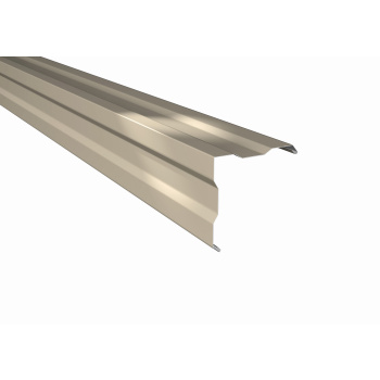 Außenecke | Beschichtung 25 µm | Stahl 0,75 mm | 150 x 150 mm gesickt | RAL 8012 Rotbraun