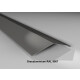 Alu-Firstblech flach 150° | Aluminium 0,7 mm | Beschichtung 25 µm | 145 x 145 mm | RAL 9007 Graualuminium