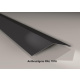 Alu-Firstblech flach 150° | Aluminium 0,7 mm | Beschichtung 25 µm | 250 x 250 mm | RAL 7016 Anthrazitgrau
